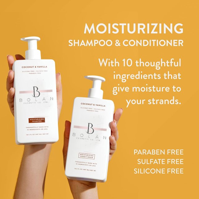 OEM shampoo and conditioner for all hair types contain natural extracts and are free of sulfates and dyes