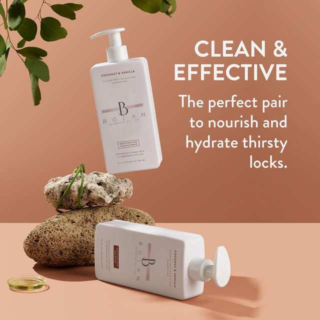 OEM shampoo and conditioner for all hair types contain natural extracts and are free of sulfates and dyes