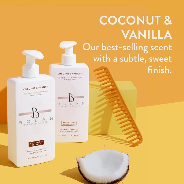 OEM shampoo and conditioner for all hair types contain natural extracts and are free of sulfates and dyes
