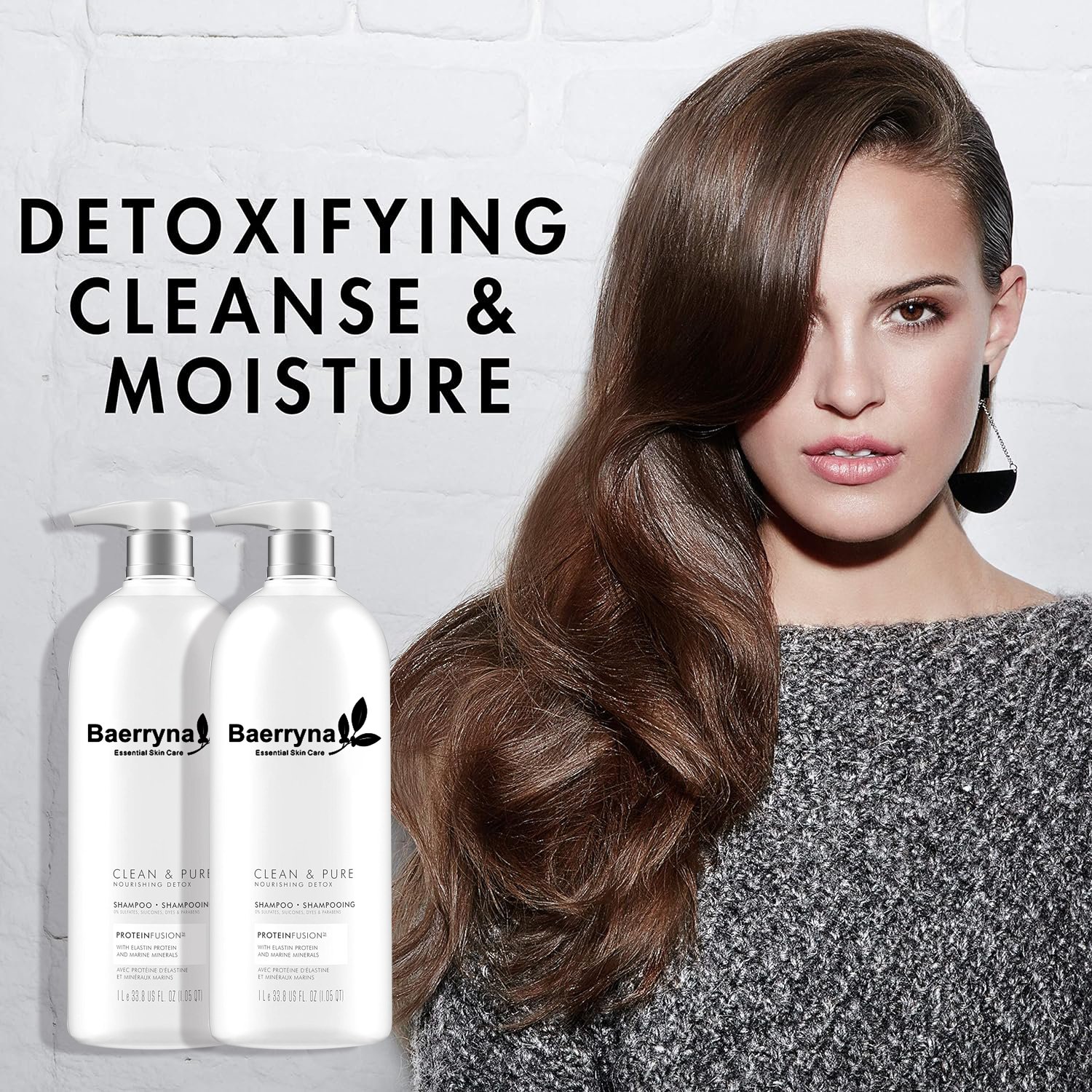 Wholesale Detoxifying Cleanse And Moisture Professional Hair Nourishing Protein Shampoo