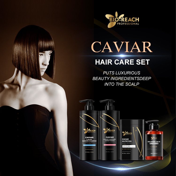 Wholesale Professional Salon Caviar Shampoo And Conditioner Luxury Hair Care Set