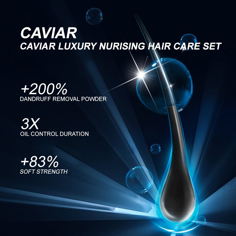 Wholesale Professional Salon Caviar Shampoo And Conditioner Luxury Hair Care Set