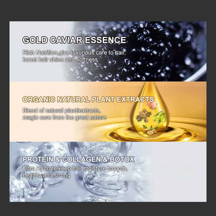 Wholesale Professional Salon Caviar Shampoo And Conditioner Luxury Hair Care Set