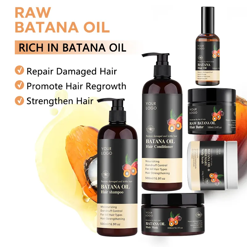 wholesale private label custom logo hair growth oil and shampoo for men