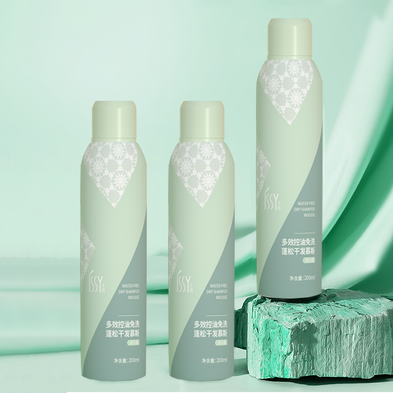Waterless Fast Cleansing Dry Hair Volumizing Mousse Hair Dry Shampoo Spray Private Label for Oily Hair Women's Dry Shampoo Foam