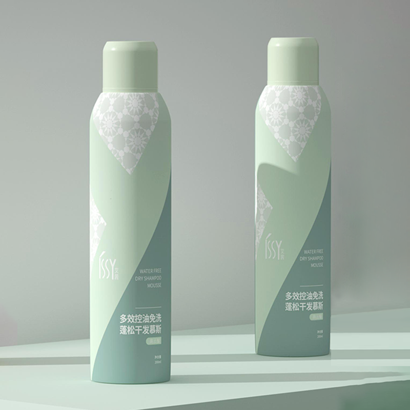 Waterless Fast Cleansing Dry Hair Volumizing Mousse Hair Dry Shampoo Spray Private Label for Oily Hair Women's Dry Shampoo Foam