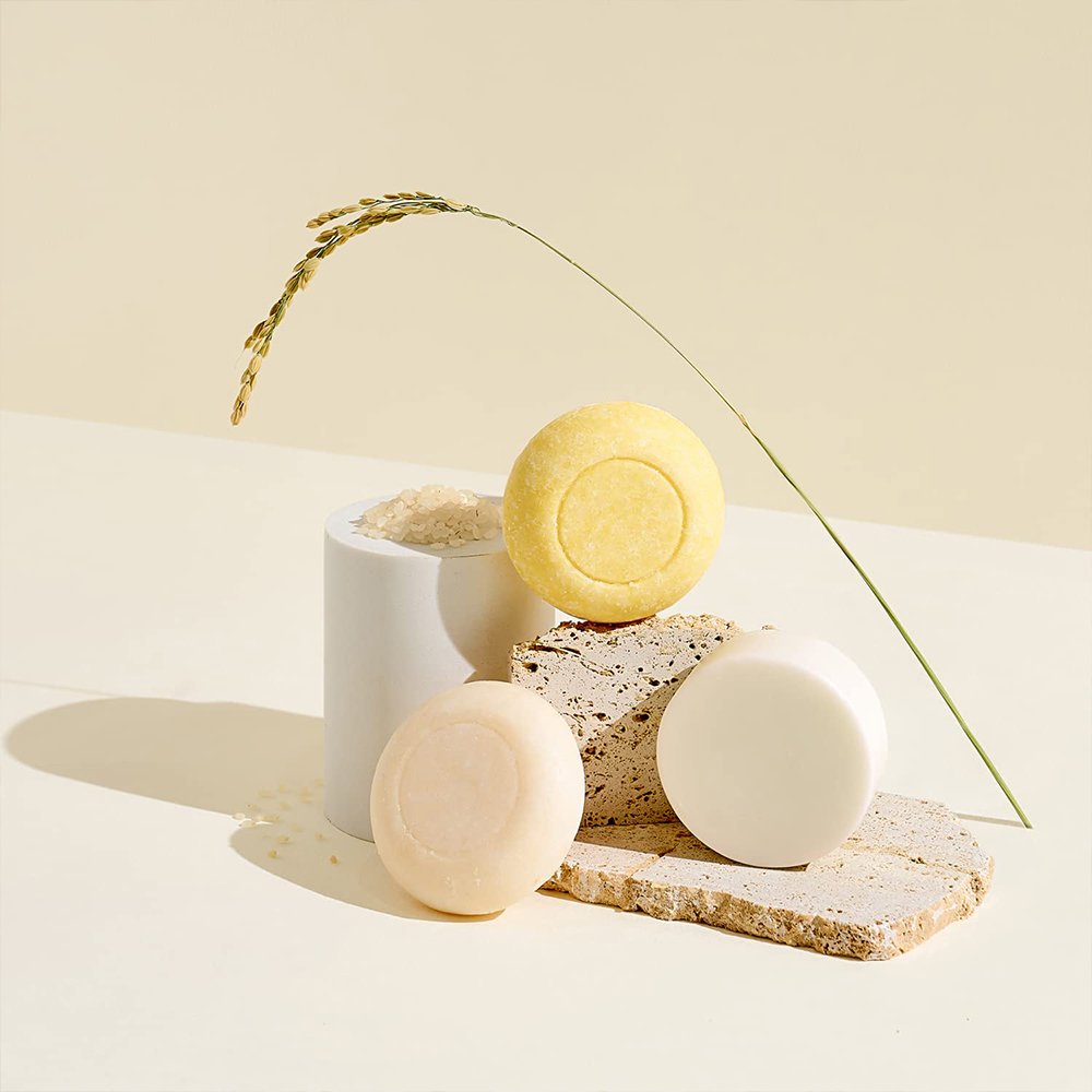 New Intelligence Hair Darkening Rice Water Shampoo Soap Bar