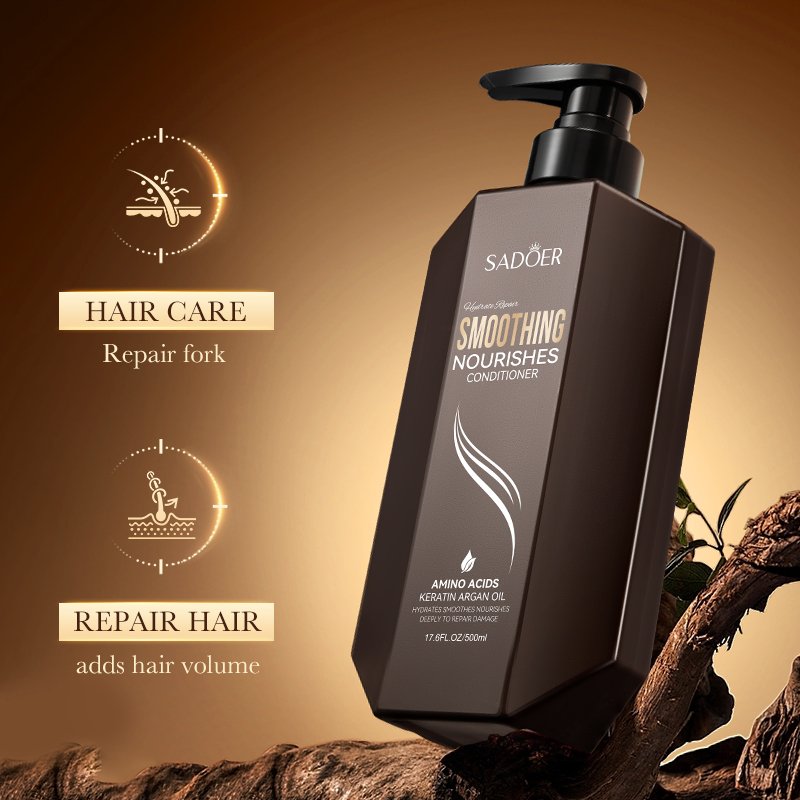 OEM ODM Private Label SADOER Anti-Hair Loss Refreshing Fragrance Smoothing Shampoo Hair Care Products