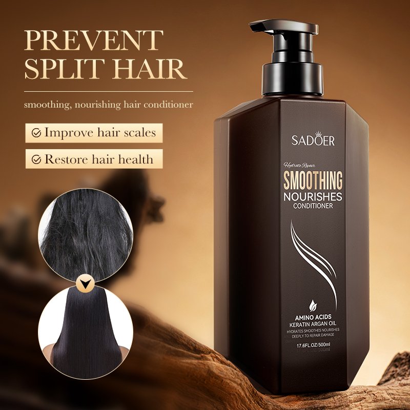 OEM ODM Private Label SADOER Anti-Hair Loss Refreshing Fragrance Smoothing Shampoo Hair Care Products