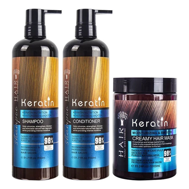 Hair Care Kit Natural Organic Argan Oil Hair Shampoo Private Label Shampoo and Conditioner Set For Salon