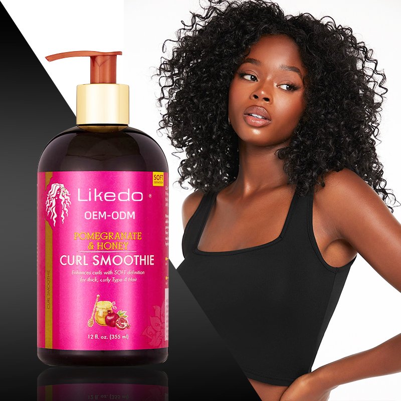 Custom pomegranate honey sulfate-free organic curly hair special shampoo moisturizing repair