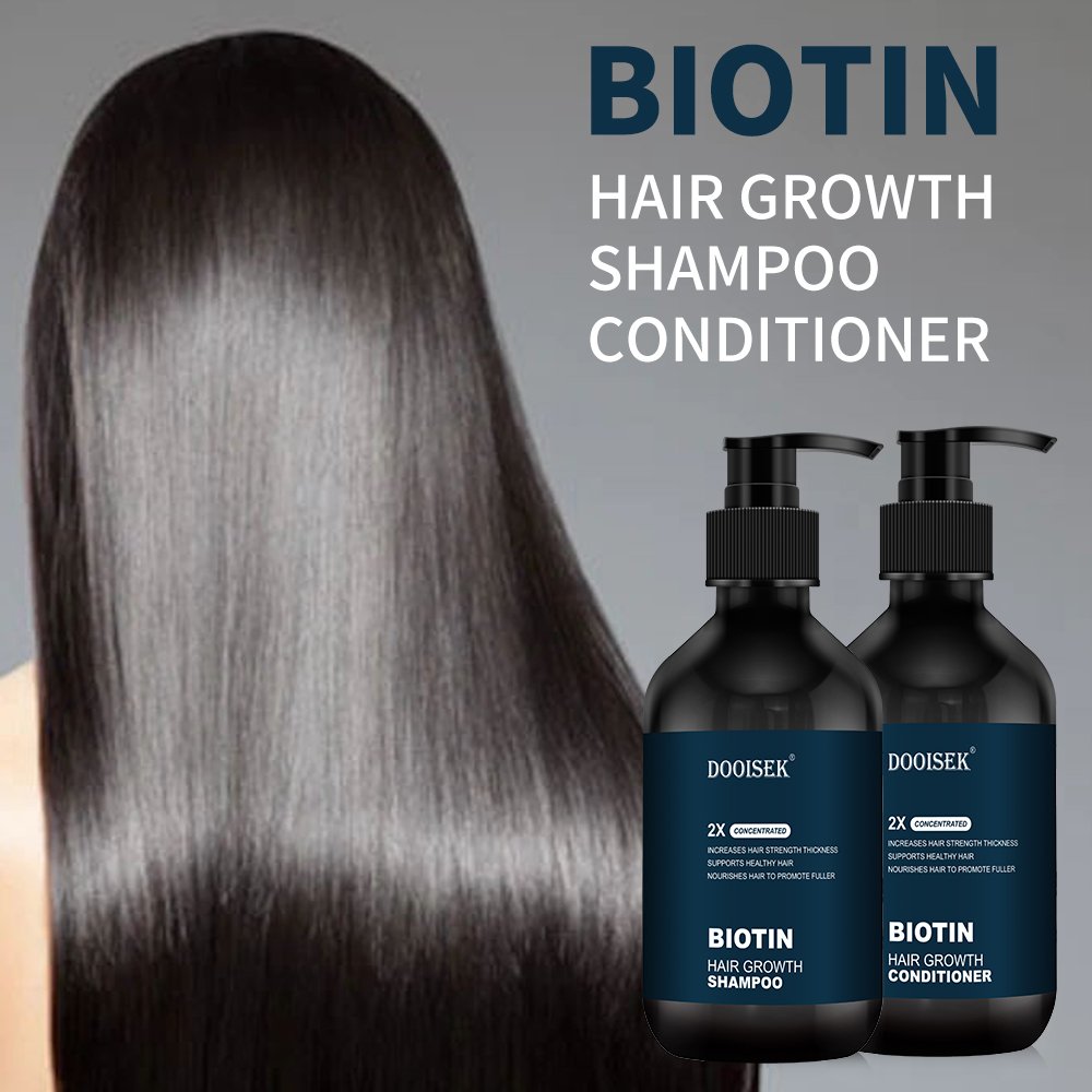 Professional Biotin Keratin shampoo Anti hair loss shampoo and conditioner