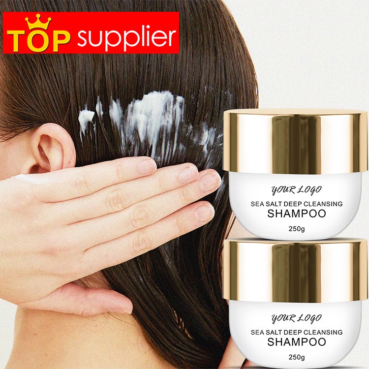 China OEM Manufacturer Wholesale Price FULLY Good Quality Home Hair Shampoo Seaweed Salt Hair Deep Cleansing Scrub