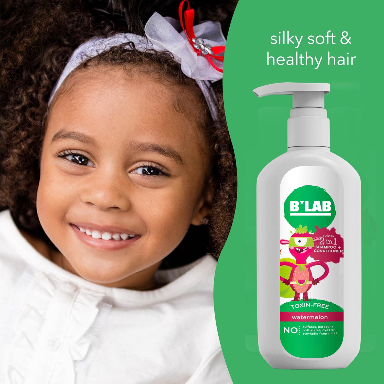 Private Label Kids Hair Care Kit Fruit Perfumed Kids Shampoo And 2 In 1 Leave In Conditioner Kids Shampoo and Conditioner Set