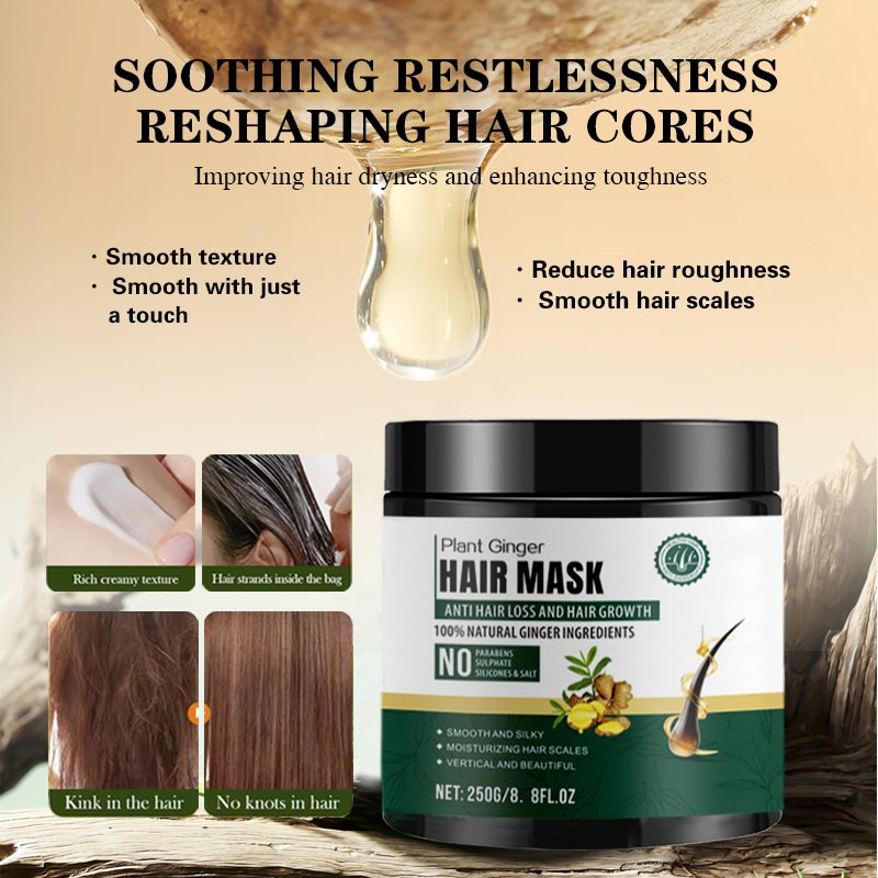 OEM ODM ginger Shampoo 500ml Set Professional Salon Quality organic Shampoo and Conditioner Set Sulfate Free