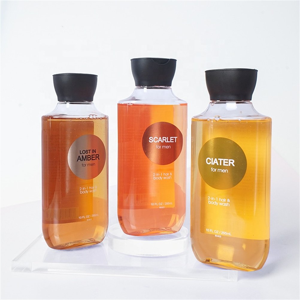 Private Label High Quality Custom Men Shampoo Shower Gel Organic Vegan 2-in-1Hair Wash body wash