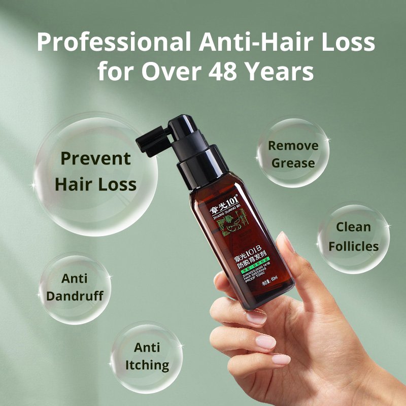 Organic 60ml Ginger Extract Anti Hair Loss Treatment Serum Easy to Carry for Damaged Hair Herbal Gel