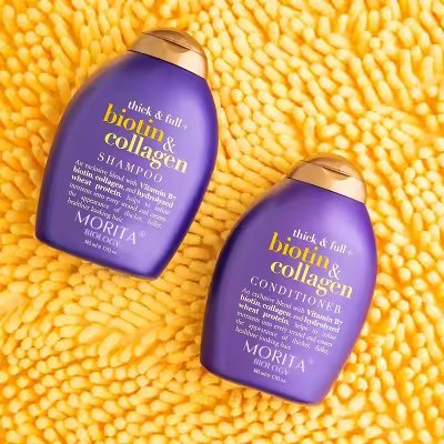 Private Label Smoothing Repairing Dry Damaged Brittle Tresses Thick Full & Biotin Collagen Shampoo and Conditioner Sulfate-free