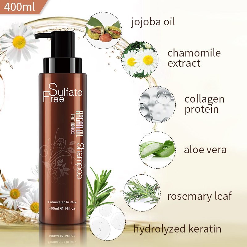 Wholesale Professional Nuspa Private Label Argan Oil Sulfate Free Shampoo and Conditioner