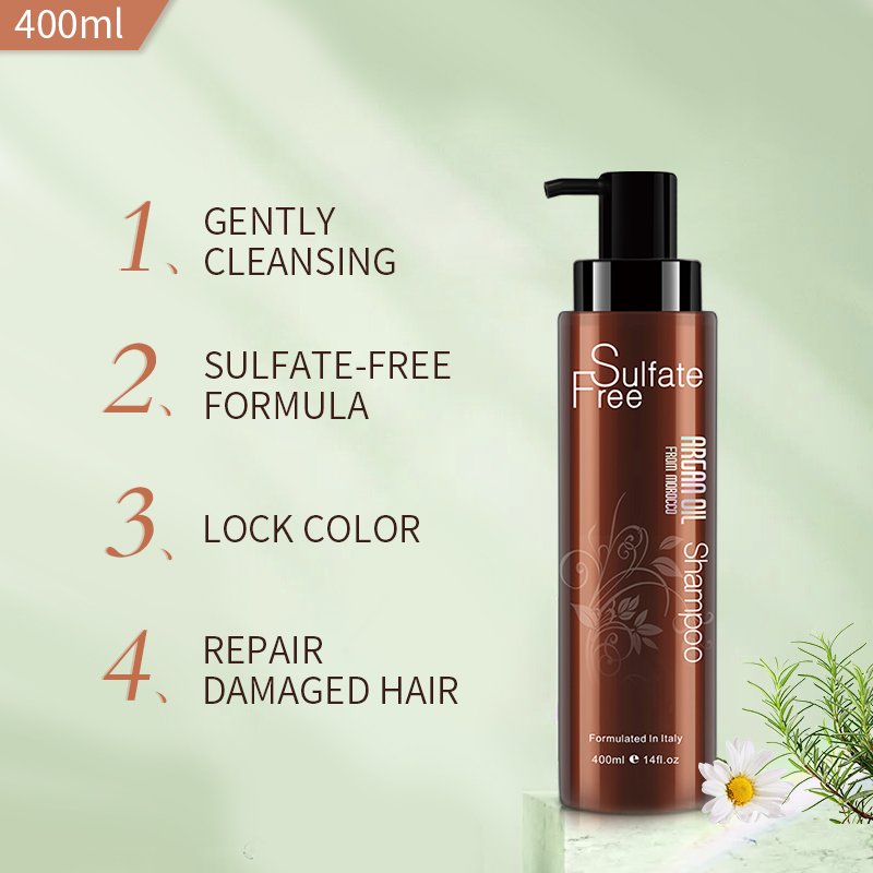 Wholesale Professional Nuspa Private Label Argan Oil Sulfate Free Shampoo and Conditioner