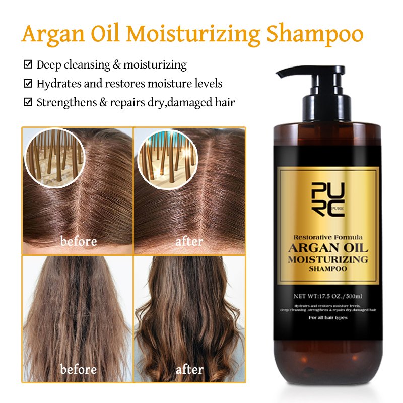 Argan Oil Shampoo And Conditioner Sulfate Free Moroccan Hair Shampoo Argan