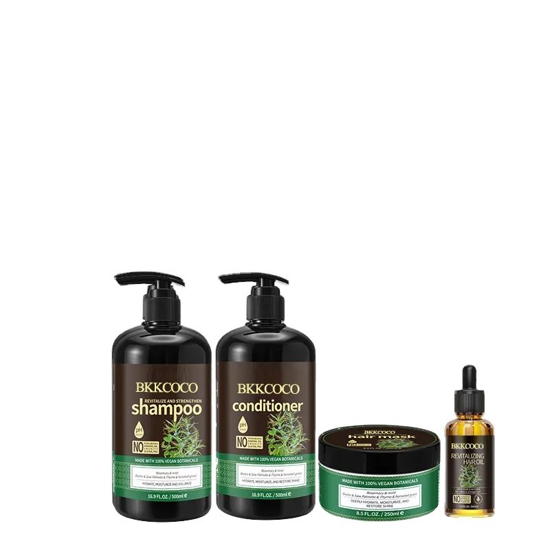 Hot Sale Hair Care Products 500Ml Anti-Itching Organic Shampoo Anti Dandruff Oil Control Rosemary Shampoo
