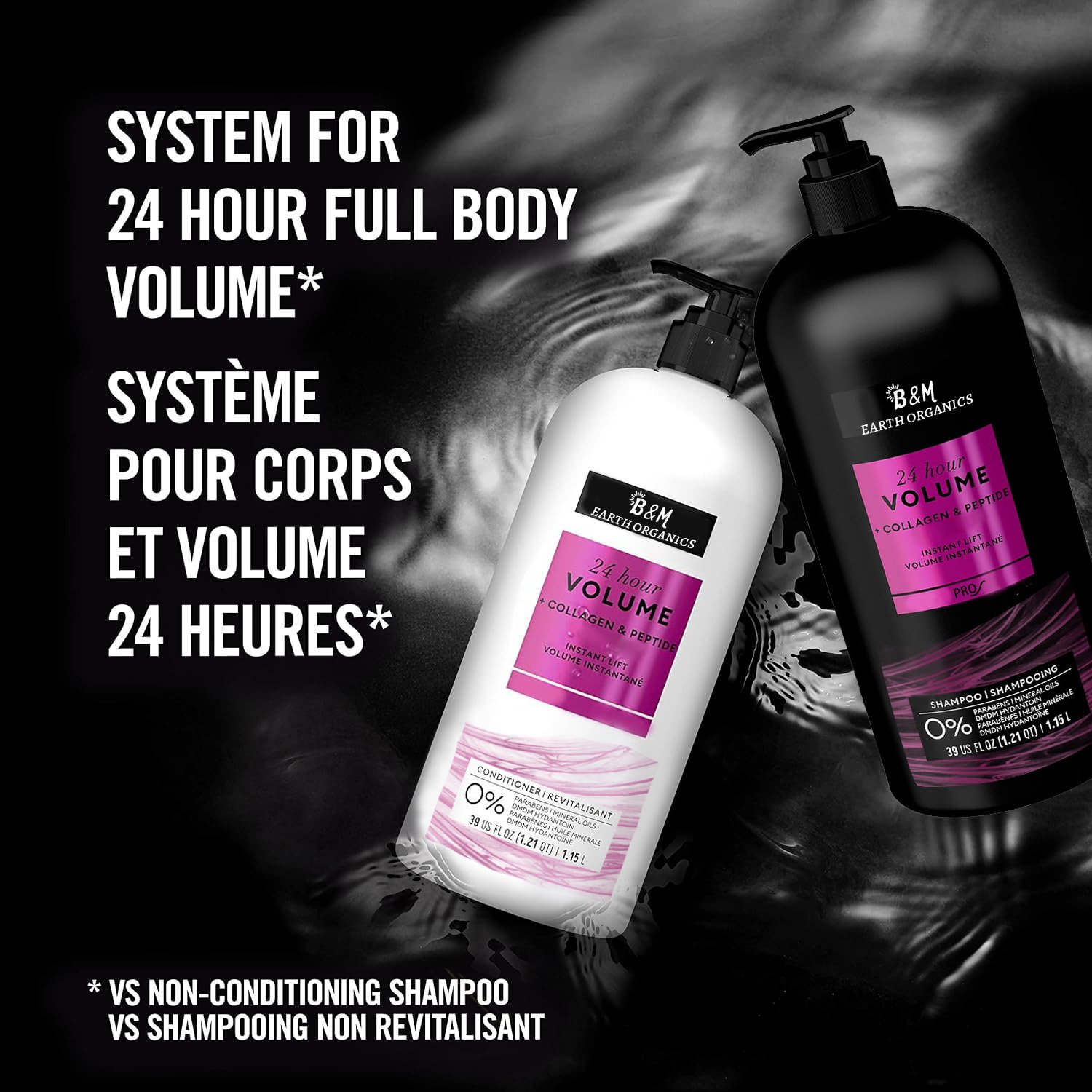 Volume Shampoo for fine hair with Collagen & Peptide