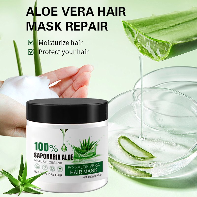 500ml Barbados Aloe Shampoo and Conditioner Set Sulfate Free Salon Quality Organic Formula Nourishing Strengthening