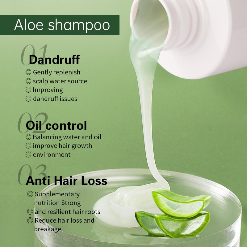500ml Barbados Aloe Shampoo and Conditioner Set Sulfate Free Salon Quality Organic Formula Nourishing Strengthening