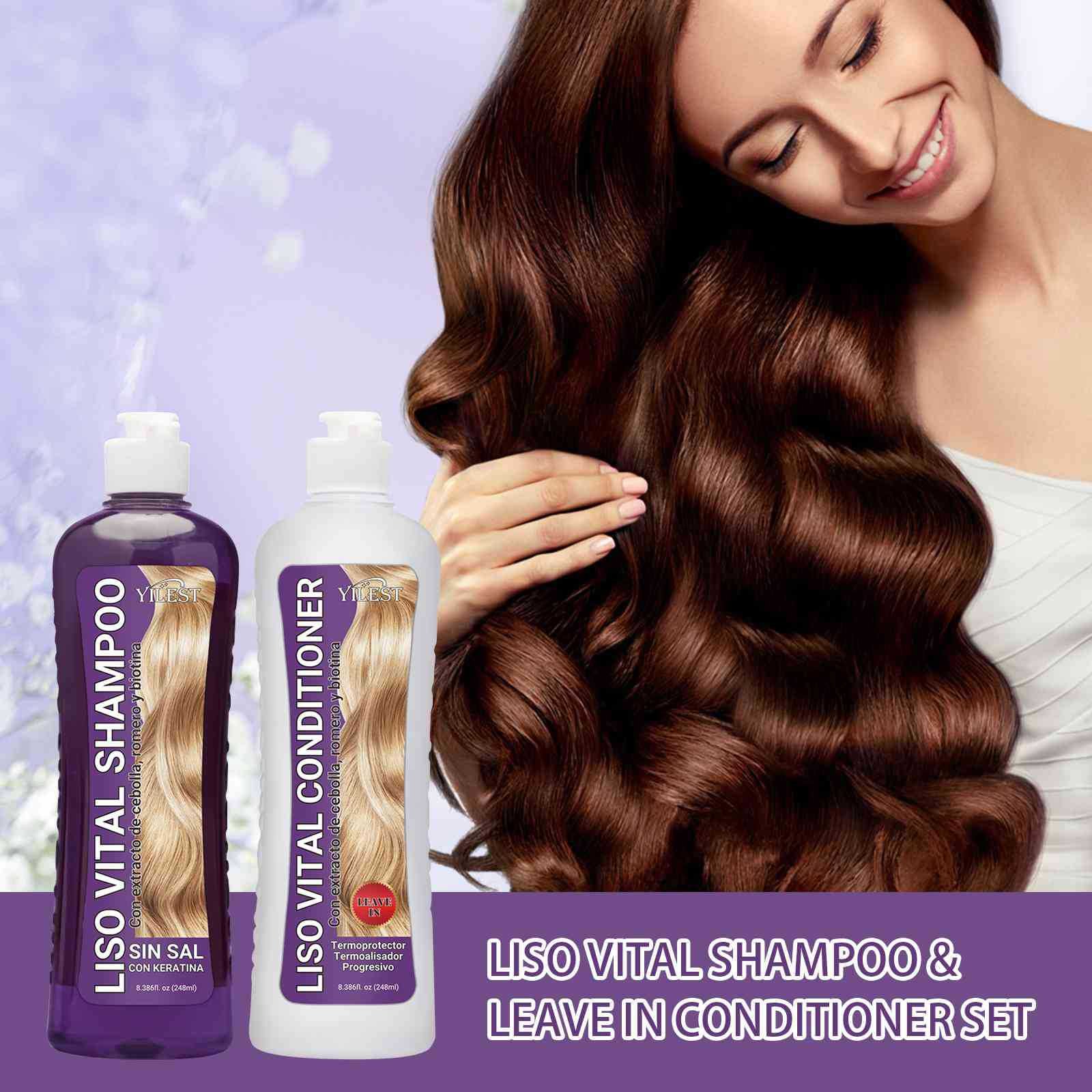 Onion Biotin Shampoo Conditioner Natural Hair Care Set for All Hair Types Reduces Oiliness Promoting Hair Growth