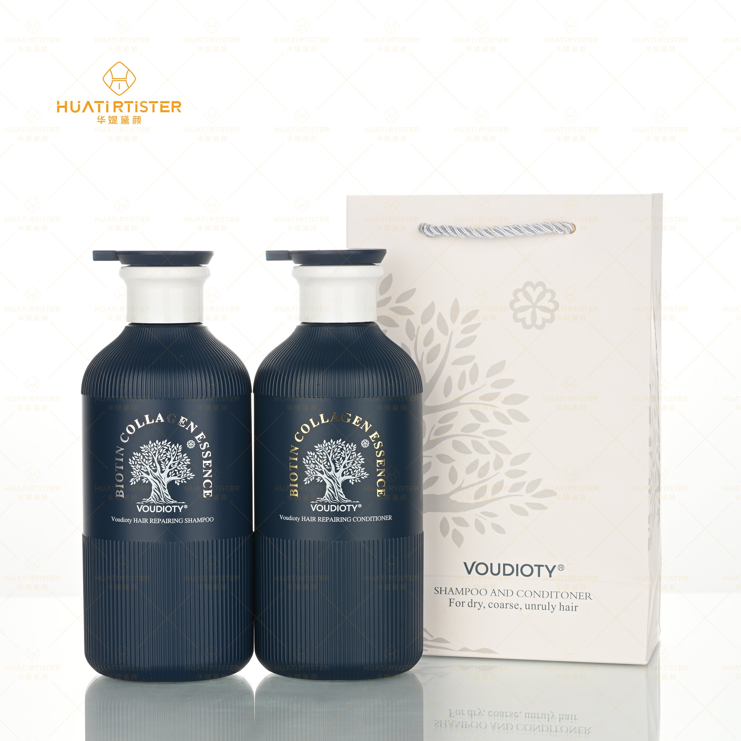 Huati Sifuli PASIORI VOUDIOTY 500ml natural hair shampoo and conditioner long oily dandruff organic argan oil for silky hair