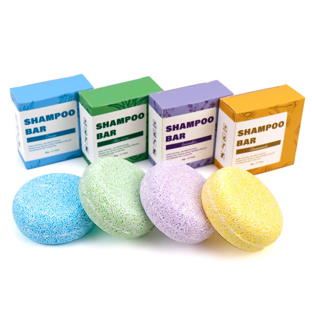 private label organic anti-hair loss rice shampoo soap bar