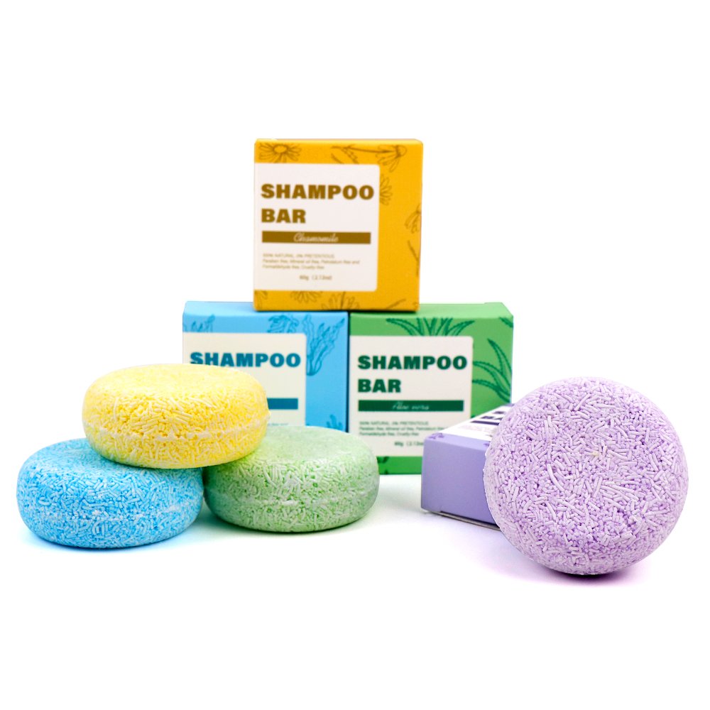 private label organic anti-hair loss rice shampoo soap bar