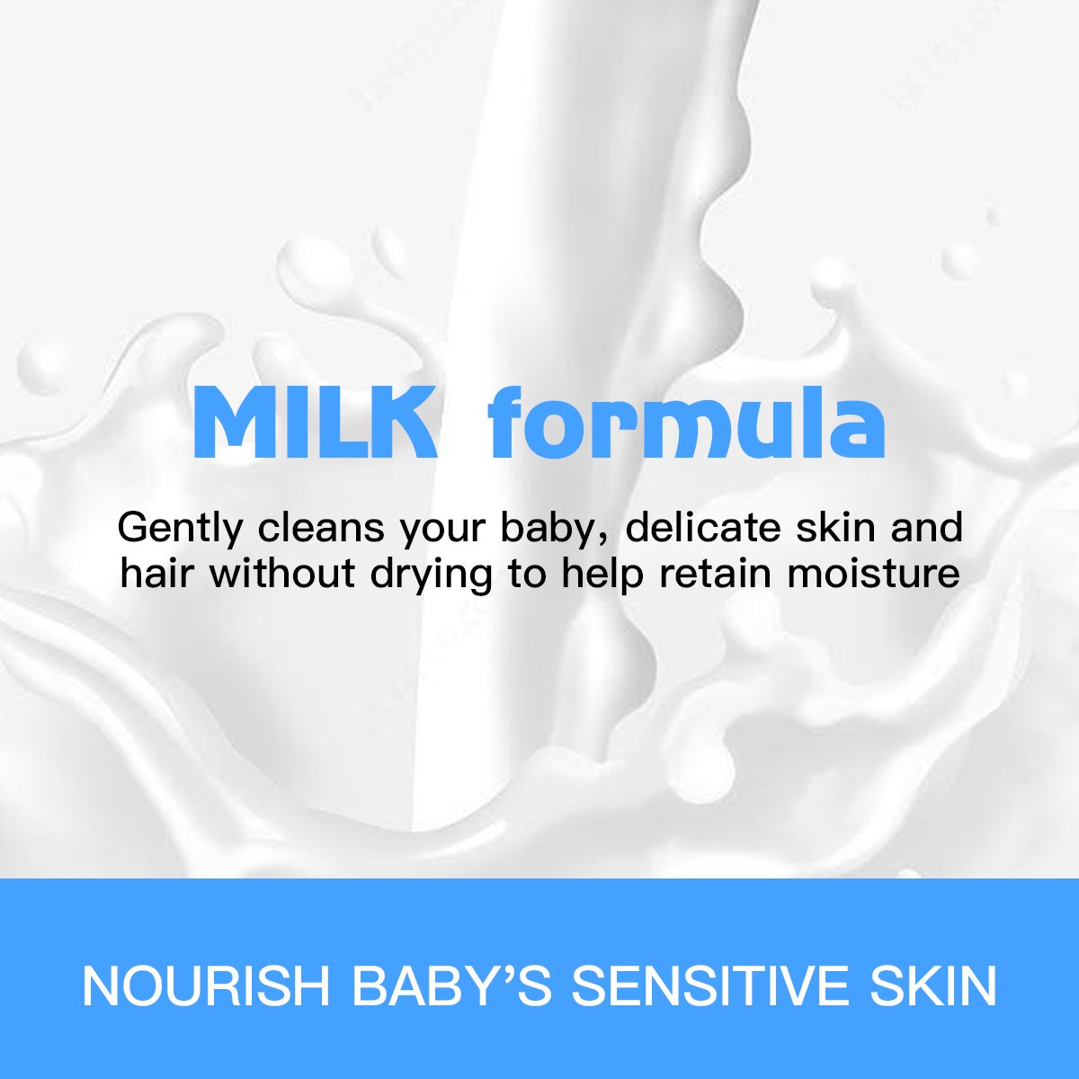 3 In 1 Private Label High Quality Professional Children Shower Moisturizing Skincare Bath Avocado Baby Shampoo And Body Wash
