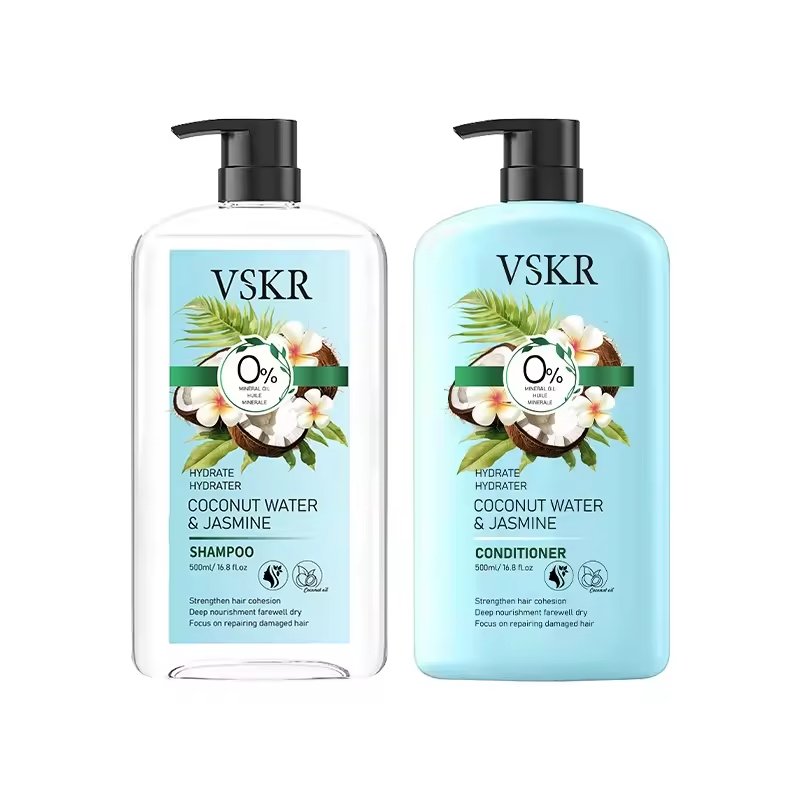 Private Label Oem Hair Shampoo And Conditioner Pure Organic Sulphate Free Coconut Milk Oil Shampoo