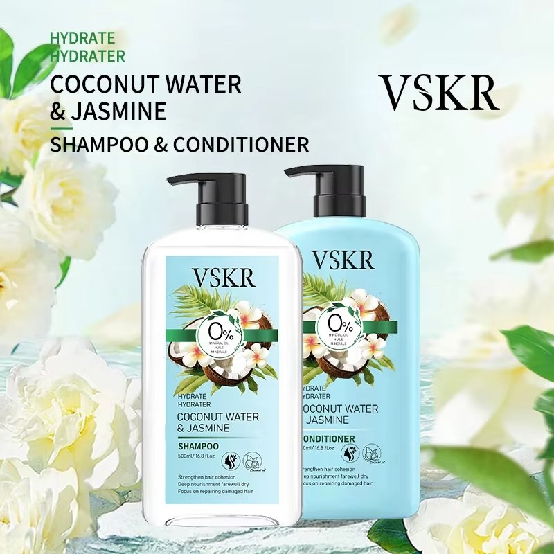 Private Label Oem Hair Shampoo And Conditioner Pure Organic Sulphate Free Coconut Milk Oil Shampoo