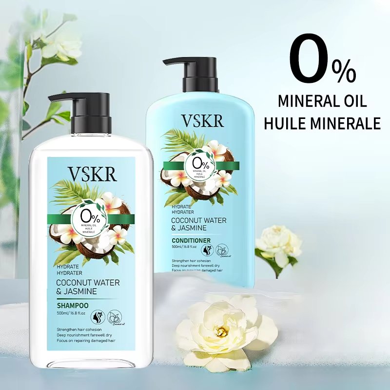 Private Label Oem Hair Shampoo And Conditioner Pure Organic Sulphate Free Coconut Milk Oil Shampoo