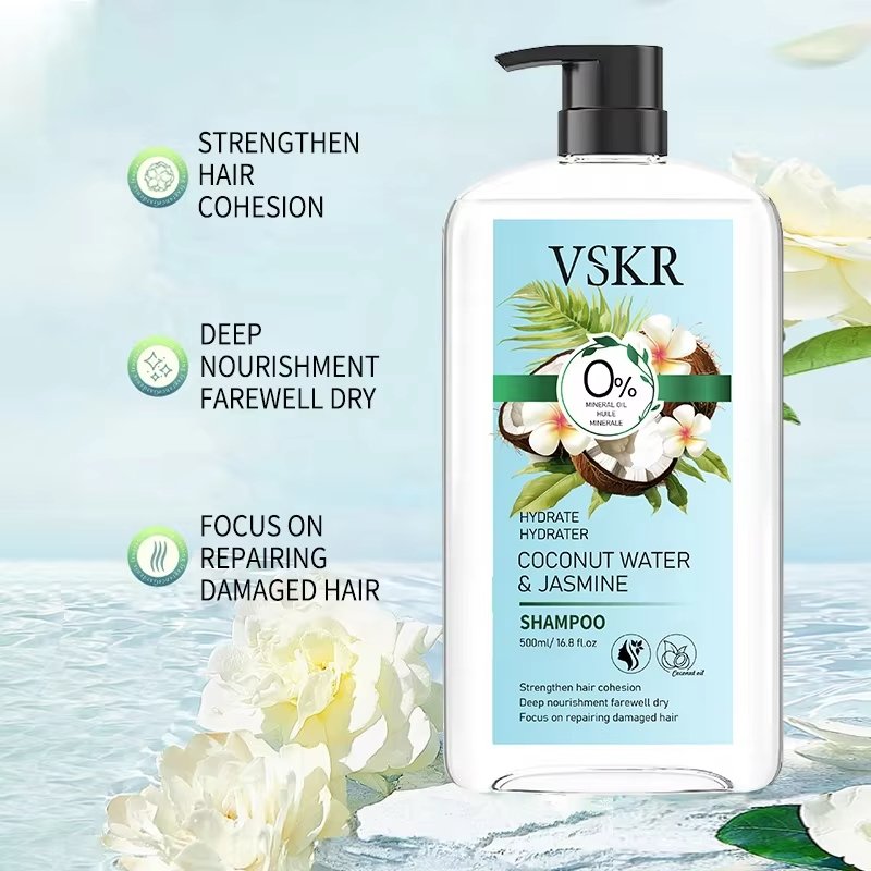 Private Label Oem Hair Shampoo And Conditioner Pure Organic Sulphate Free Coconut Milk Oil Shampoo