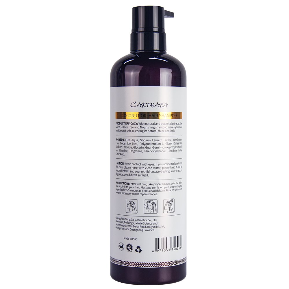 hair products Private Label organic Hair Scalp Health Care Set Moisturizing Coconut Oil Hair Conditioner and shampoo