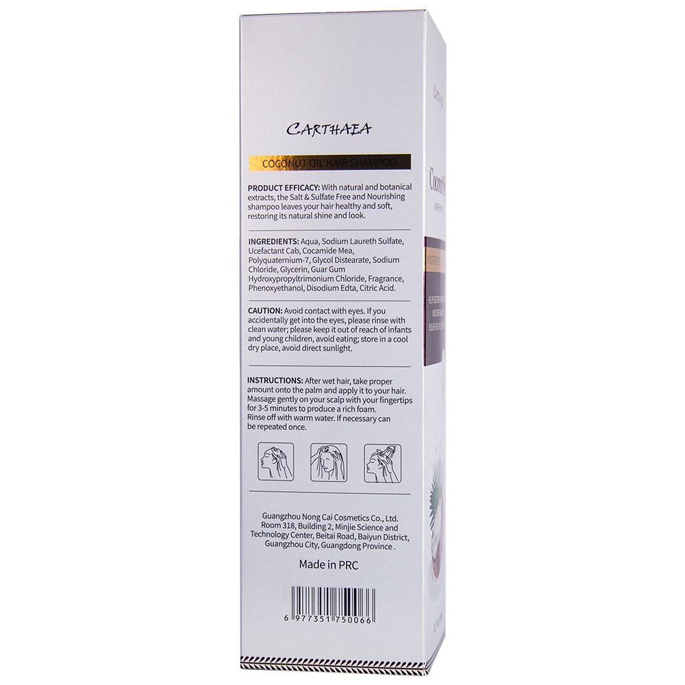 hair products Private Label organic Hair Scalp Health Care Set Moisturizing Coconut Oil Hair Conditioner and shampoo