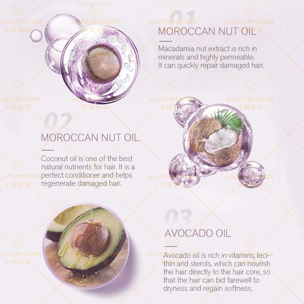 RTS Huati Sifuli TOCO 785ml Keratin Hair Daily Care Organic Hydrating Nourishing Collagen Shampoo and conditioner