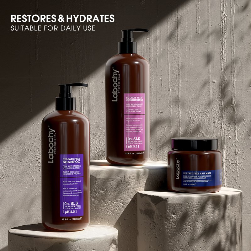 Private Label Deep Moisturizing Sulfate Free Organic Shampoo For Dry Hair