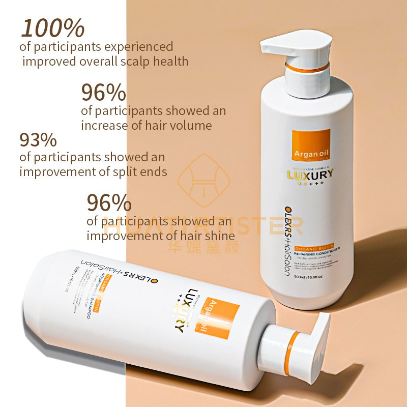 Huati Sifuli OEM OLEXRS 960ml hair care moisturizing natural argan oil organic shampoo and conditioner smooth mask treatment