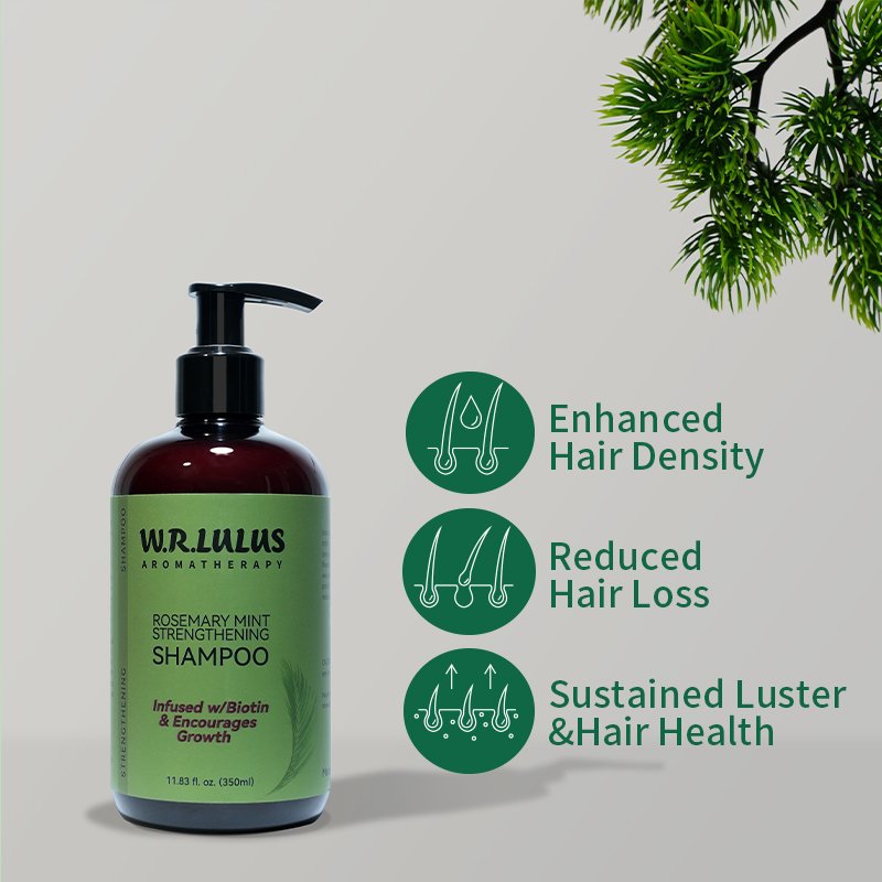 Natural Rosemary Mint Keratin Tea Tree Hair Growth Shampoo And Conditioner Private Label Hair Care Set For All Hair Types