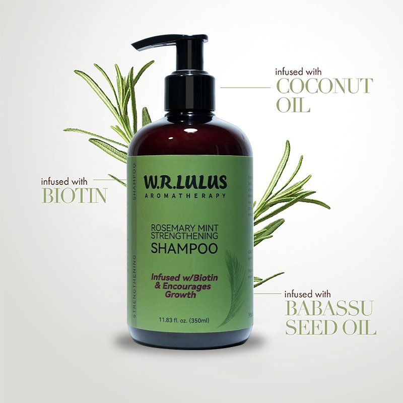 Natural Rosemary Mint Keratin Tea Tree Hair Growth Shampoo And Conditioner Private Label Hair Care Set For All Hair Types