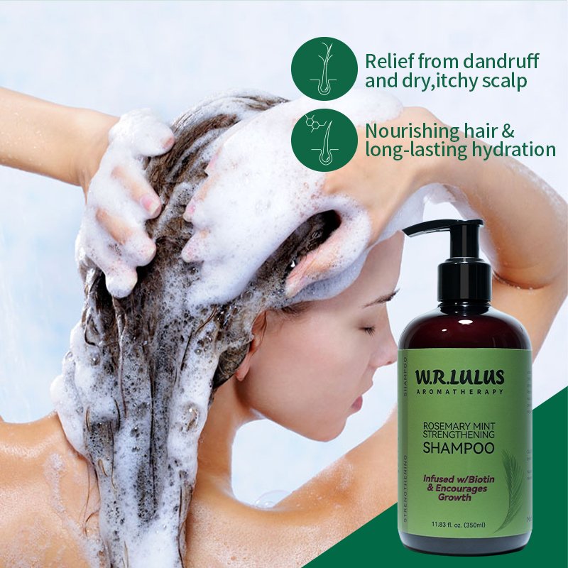 Natural Rosemary Mint Keratin Tea Tree Hair Growth Shampoo And Conditioner Private Label Hair Care Set For All Hair Types
