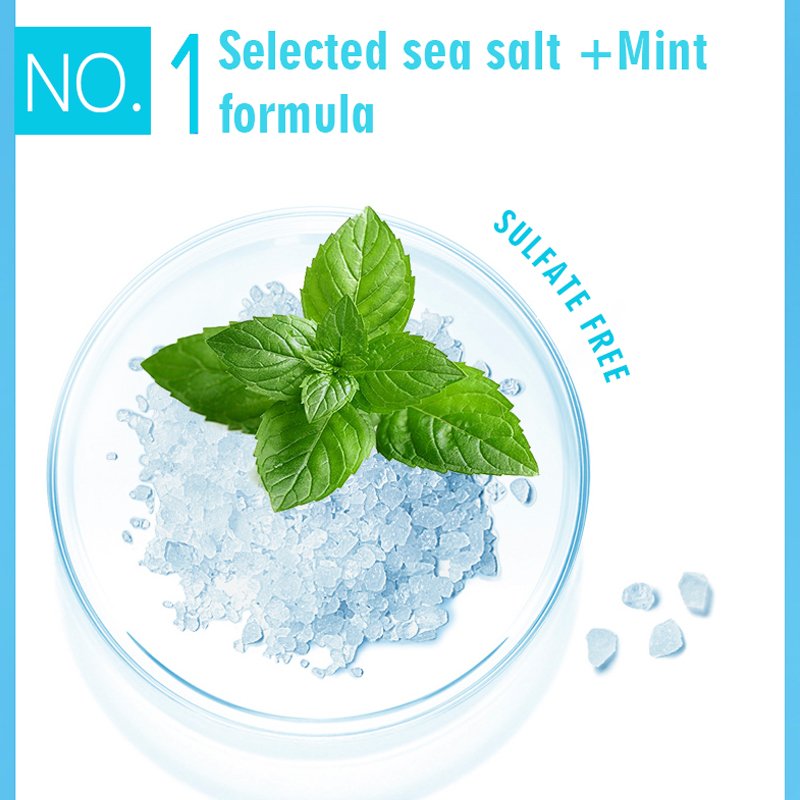 Private Label Wholesale EKBER Fragrance Sea Salt Mint Shampoo Conditioner Refreshing Nourishing OIL-CONTROL Shampoo