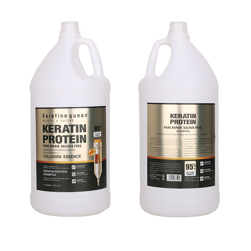 Wholesale 5000ml Natural Coconut Oil Shampoo And Conditioner Smoothing Nourishing Keratin Hair Shampoo For Salon