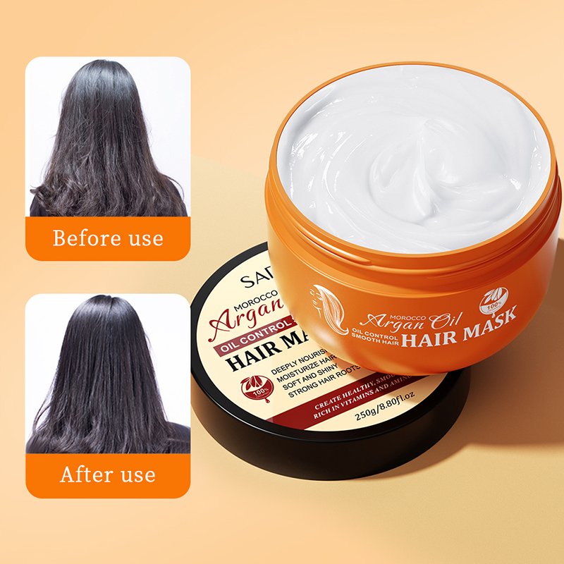 Private Label OEM SADOER hair mask Oil Control Cleansing Scalp Refreshing Argan Oil hair Shampoo