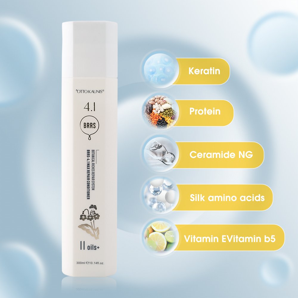 Wholesale Private Label Hair Care botanical deep repair hair shampoo and conditioner kit 300ml